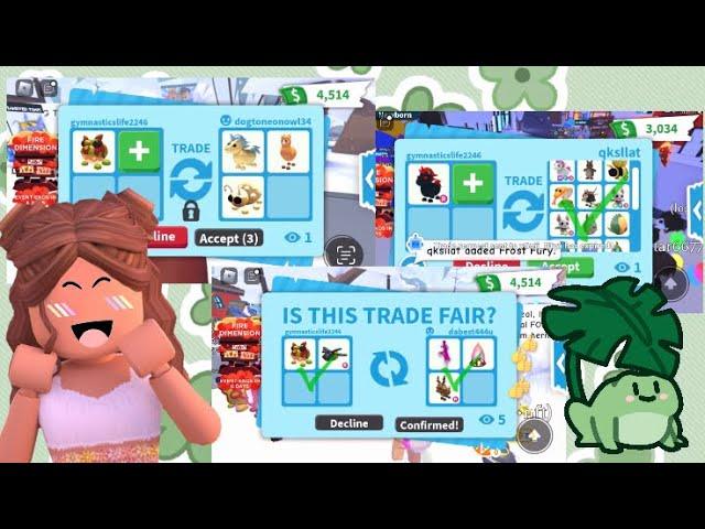 Trading LEAP FROGS on adopt me! (CRAZY OFFERS!!)