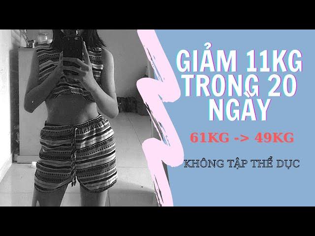 BÍ QUYẾT GIẢM 11KG TRONG 20 NGÀY CỰC ĐƠN GIẢN ! GYM? KHÔNG THUỐC GIẢM CÂN? | Mai Trinh Official