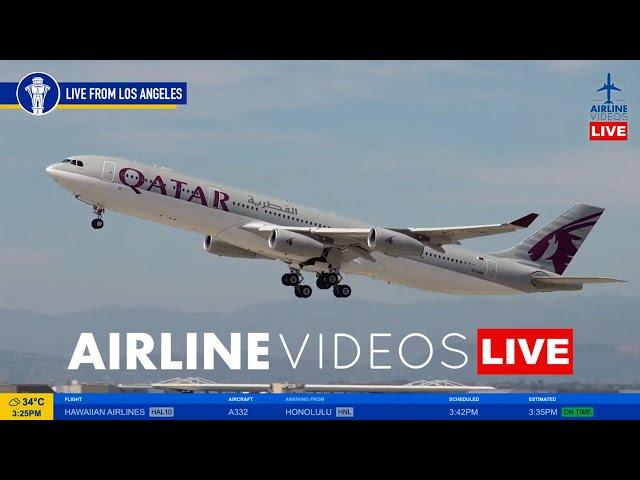 LIVE Los Angeles (LAX) Airport Plane Spotting