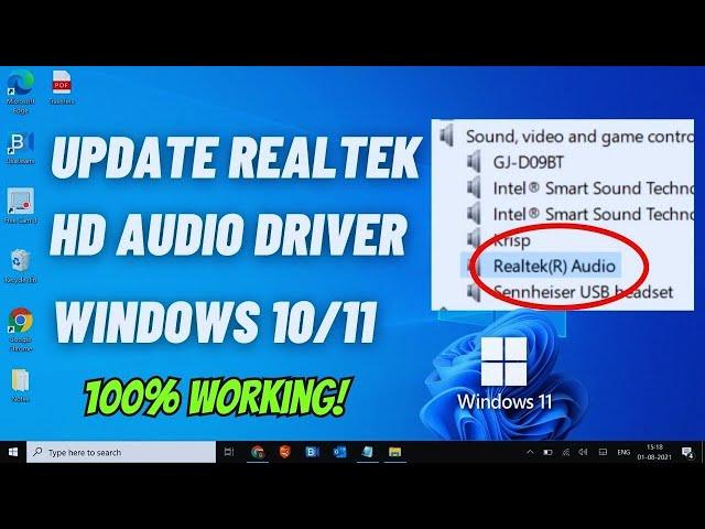 How to Download and Update Realtek HD Audio Driver on Windows 10/Windows 11 (2024)