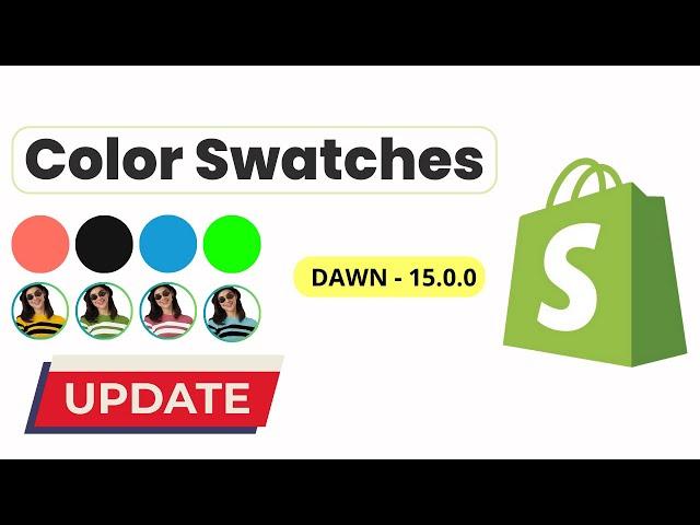 How to Add Color Swatches in Shopify [DAWN V15] 2024 Latest