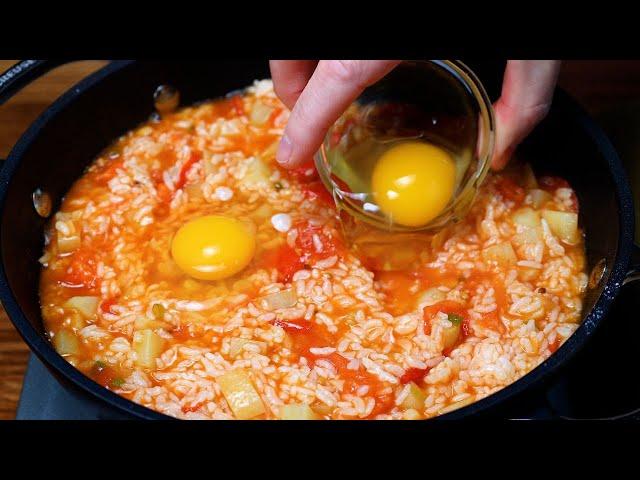 You've never had such easy potato and eggs dinner! Simple and delicious dinner recipe