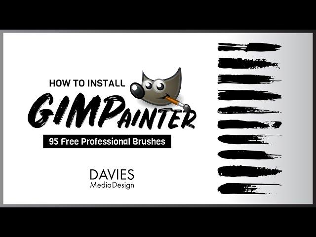 How to Install GIMPainter in GIMP 2.10 | 95 Free Pro Brushes