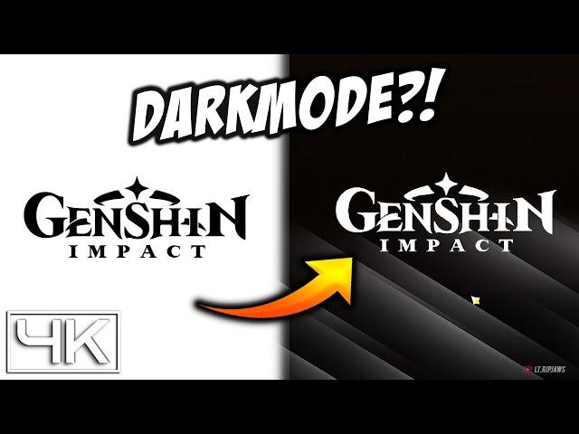 What if we got a DARK MODE in Genshin Impact?