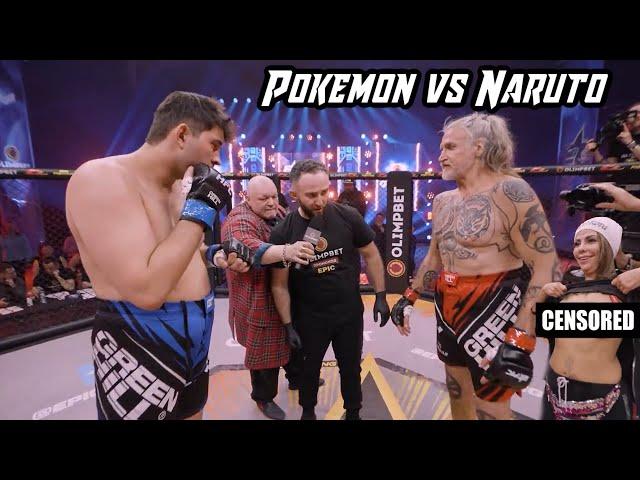 Brawly's Human Makuhita vs Jiraiya Sensei | Pokemon vs Naruto | Epic Fighting Championship