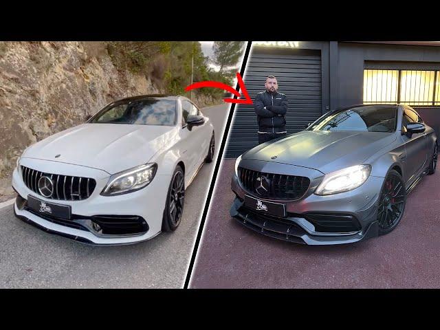 CUSTOM COMPLET SUR CETTE C63S AMG ! ELLE EST DINGUE CETTE MERCEDES !!!