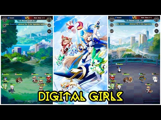 DIGITAL GIRLS: IDLE RPG | iOS | Global | First Gameplay