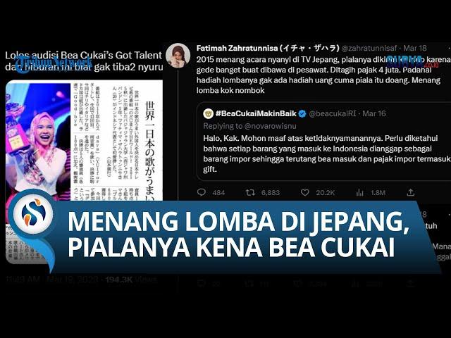 VIRAL! Sosok Fatimah Juara Lomba Nyanyi di Jepang, Ditagih Bea Cukai Bayar Pajak Syarat Ambil Piala!