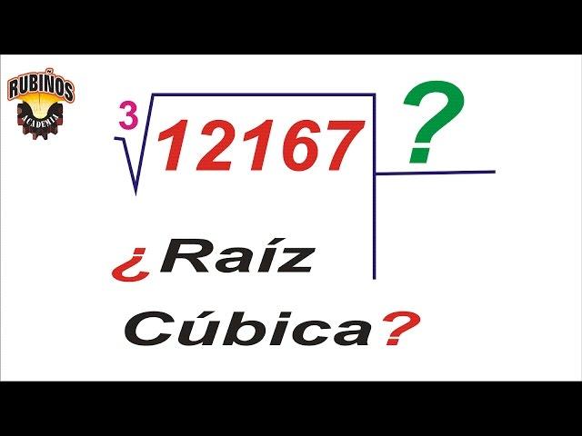 MÉTODO PARA EXTRAER LA RAÍZ CÚBICA - EJERCICIO RESUELTO