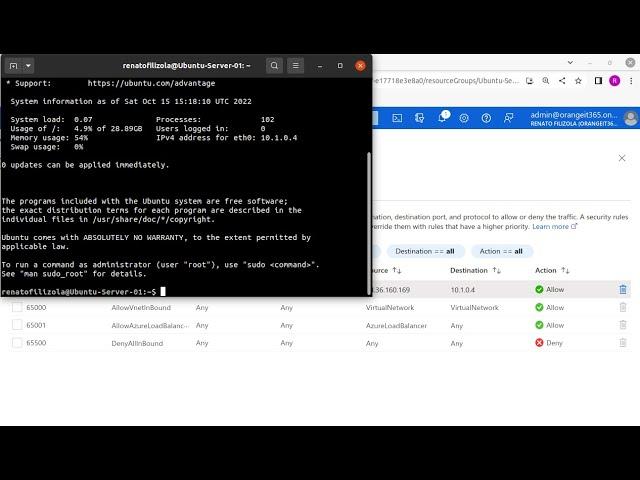 Azure - Setup Security Shell With NSG (Network Security Groups)