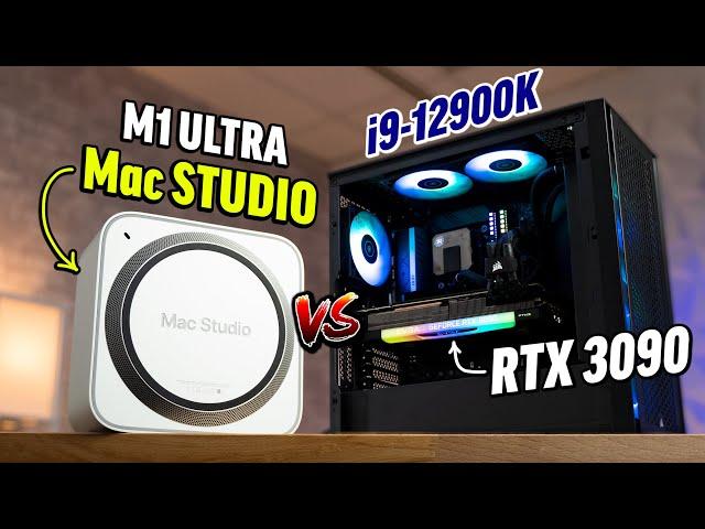 M1 Ultra vs 12900K RTX 3090 PC: Did Apple LIE about Mac Studio?