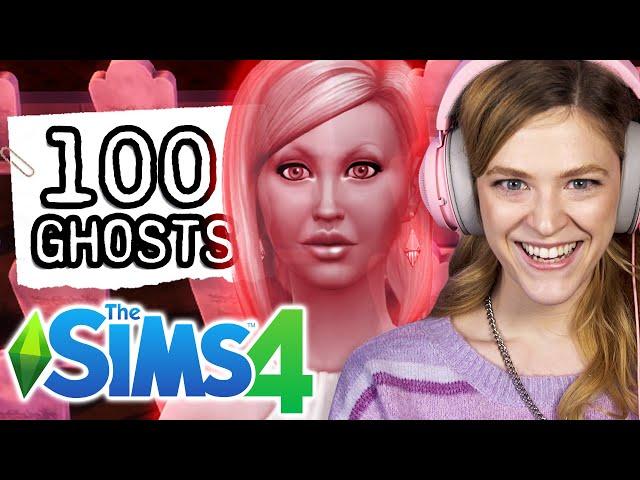 I Killed 100 Sims To Make The MOST Haunted House In The Sims 4 | Kelsey Impicciche