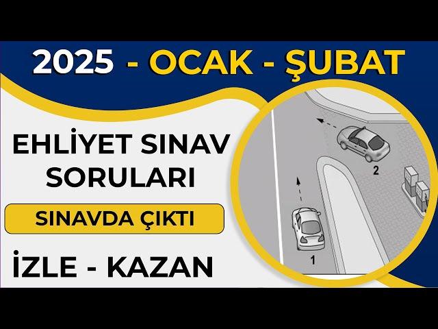 2025 ÇIKMIŞ EHLİYET SORULARI / OCAK Ehliyet Sınavı Çalışma Soruları / Ehliyet Sınav Soruları 2025