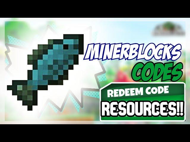 (2022) **NEW** ️ Roblox Minerblocks Codes ️ ALL UPDATE CODES!