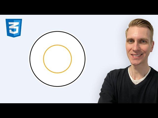 Make a Circle Inside a Circle in HTML & CSS