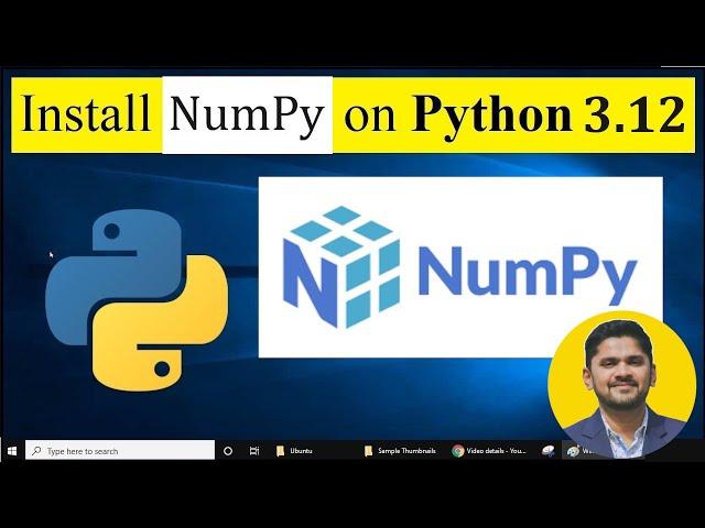 How to install numpy on Python 3.12 Windows 10