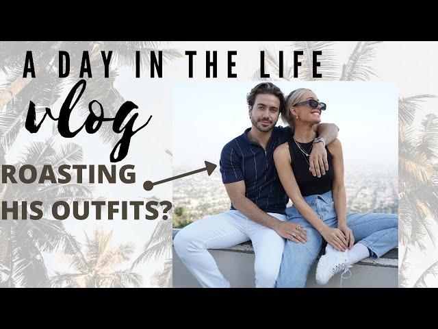 Roasting Alex's Outfits?   | Robbi & Alex Vlog