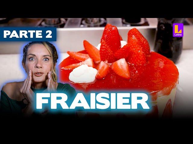 Fraisier - Parte 2: Crema chantilly, coulis de fresas y el armado final | El Gran Chef Famosos