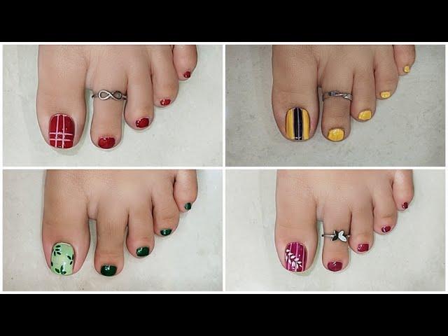 Amazing Foot Nail Art Designs | Easy and Beautiful Pedicure Ideas | पैरों के नाखूनों पर नेल आर्ट 