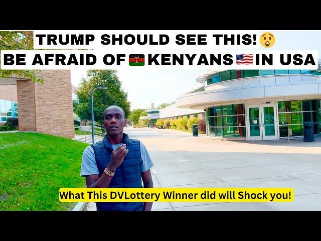 Eugine A KENYAN in USA doing the Unthinkable after ONLY 3 months of being Hosted as DVLottery Winner