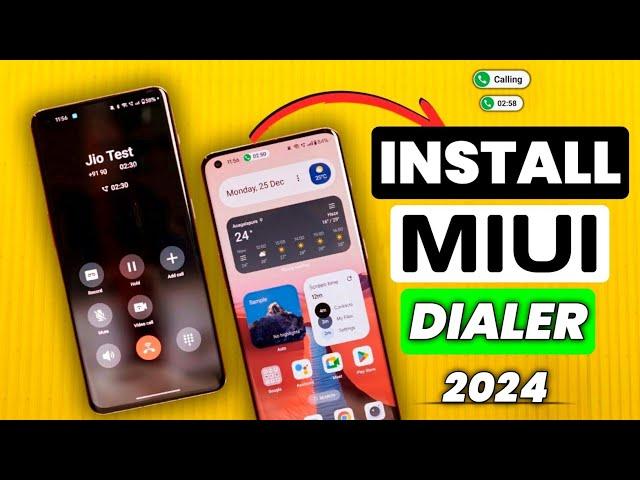 Remove Google Dialer and Install MIUI Dialer | No Root | How To Install MIUI Dialer In 2024