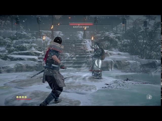 Ghost of Tsushima - Khotun Khan Duel Lethal mode (Broken armor, no charms, upgrades, techniques)