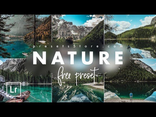 Nature — Mobile Preset Lightroom DNG | Tutorial | Free | Travel Blogger Preset | Landscape Preset