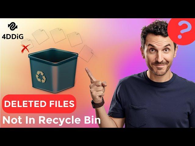 [2024 NEW] How To Recover Emptied Trash? | Deleted Files Not In Recycle Bin