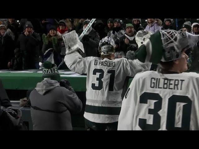 Luca Di Pasquo seized his opportunity in unforgettable stretch for MSU hockey