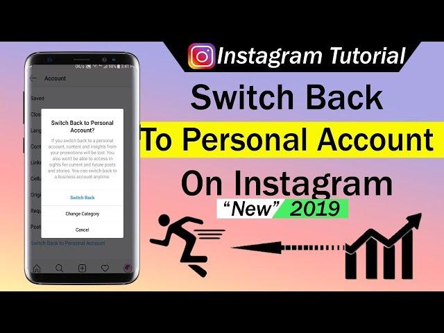 How To Switch Back To Personal Account On Instagram