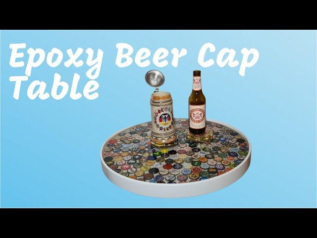 Epoxy Beer Cap Table