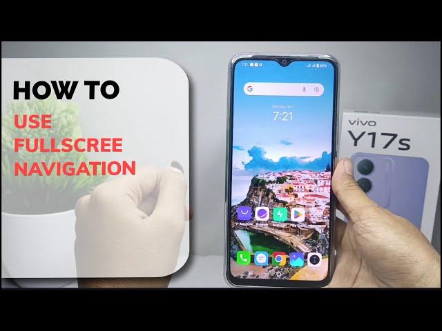 How To Use Fullscreen Navigation In Vivo Y17s