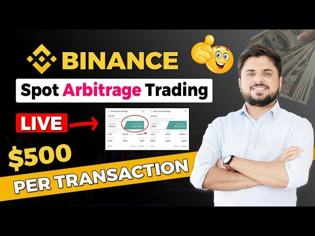 Binance Spot Arbitrage Trading | Earn $500 Per Transaction #binance