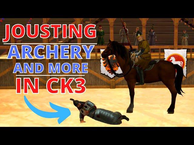 JOUSTING, ARCHERY + MORE IN CK3 - Crusader Kings 3 - Tavern Games 1.6 - Mod Spotlight