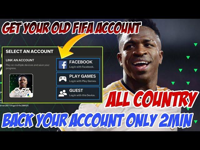 how to get your old id in fifa mobile | how to get your old account back in fifa mobile 2024