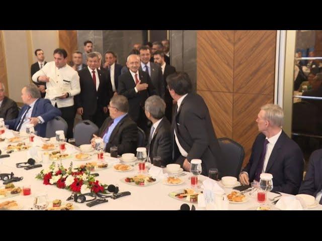 Kemal Kılıçdaroğlu ve Ekrem İmamoğlu, Ankara'da Büyükelçiler iftarında buluştu