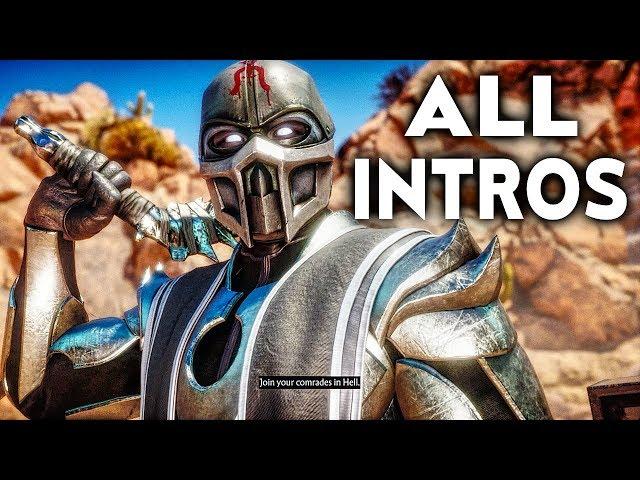 MORTAL KOMBAT 11 Noob Saibot All Intros Dialogue Character Banter MK11