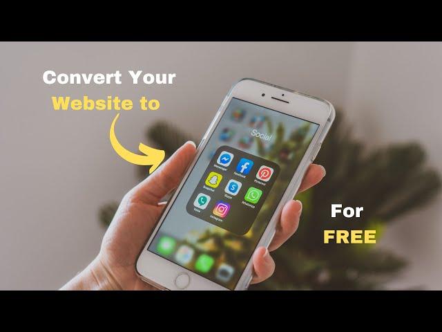 How to Convert Website to Android and iOS App REALLY EASILY!