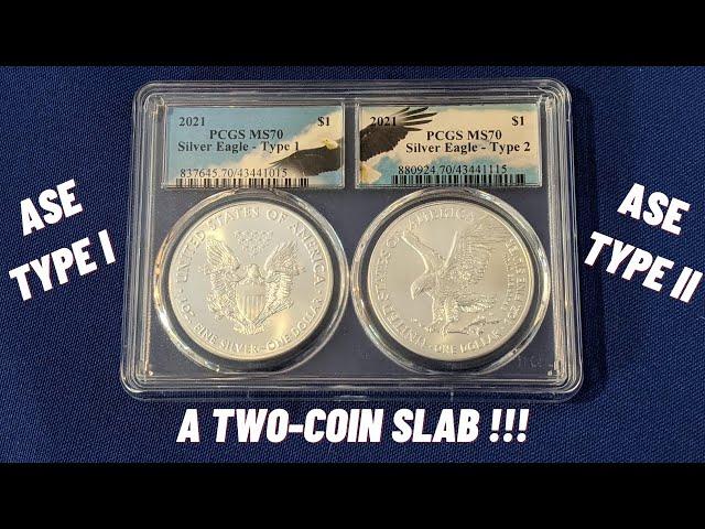 2021 Silver Eagles -- Types I & II -- PCGS MS 70