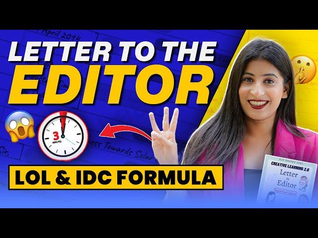 Letter to the Editor in 3 mins Super cool hacks BOOKS GIVEAWAY | Board Exams 2023