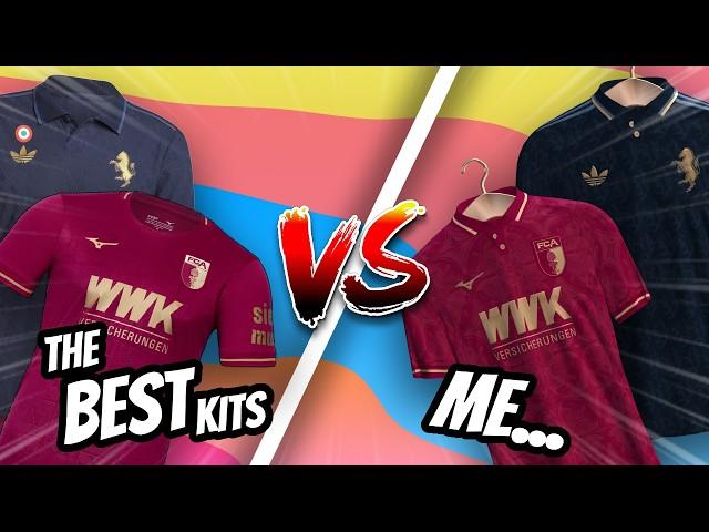 Me vs The BEST Football Kits This Season... Can I Design BETTER Ones? | FIFA Kit Creator