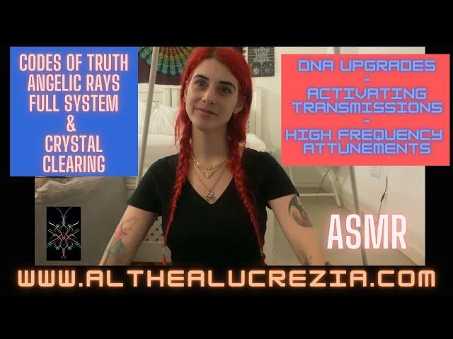 Codes of Truth - Angelic Rays - Full System Clearing/Crystal Cleansing - ASMR