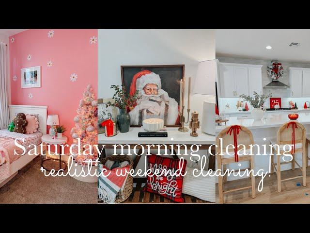  NEW SATURDAY MORNING CLEAN WITH ME || REALISTIC CLEAN WITH ME || CLEANING MOTIVATION