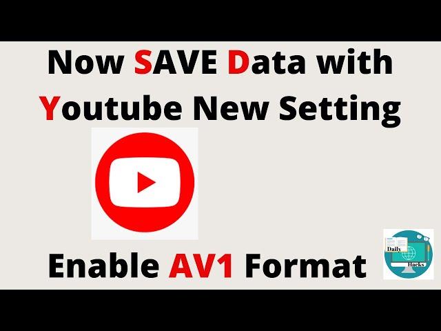 Configure AV1 Codec for YouTube in Any Browser || Reduce YouTube data usage || Windows 10