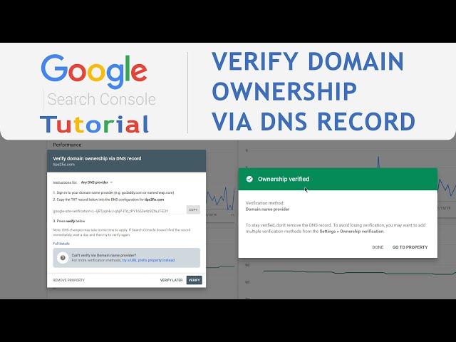 How to Verify Domain Ownership Google Search Console (DNS TXT Record)
