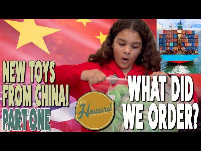 Unboxing Another Toy Order From China!  What Did We Get For Our Claw Machines?  PART ONE
