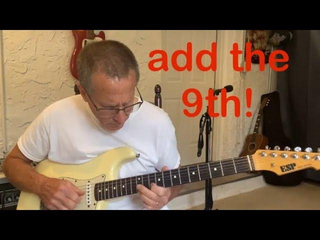 Easy Way to Add the 9th To Your Blues Solo!