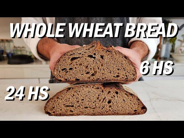 Don't Proof your Bread Overnight!! Whole Grain Sourdough Loaf Experiment