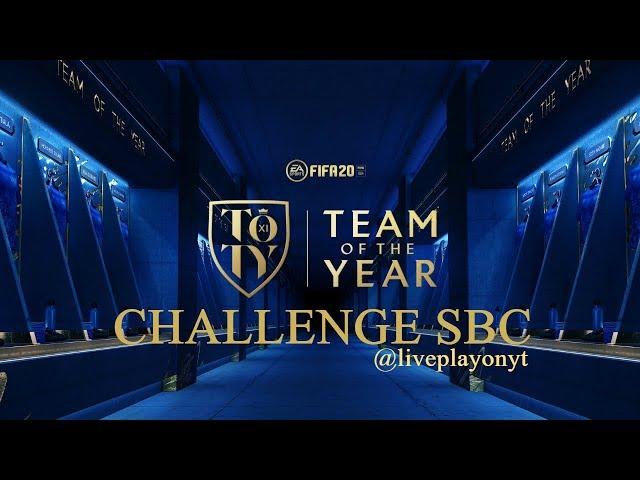 FIFA 20 - TOTY Challenge Squad Building Challenge - CHEAP METHOD!!! - 9th January 2020