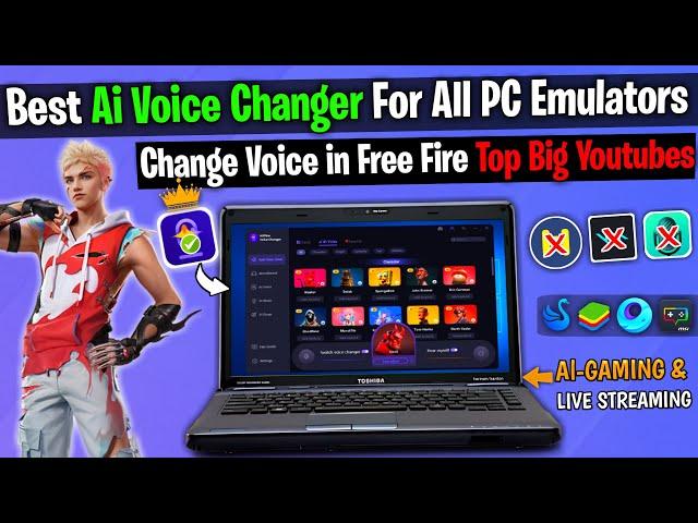 How to Change Voice in Free Fire Like Big Youtubers | Best Ai Voice Changer For All PC Free Fire